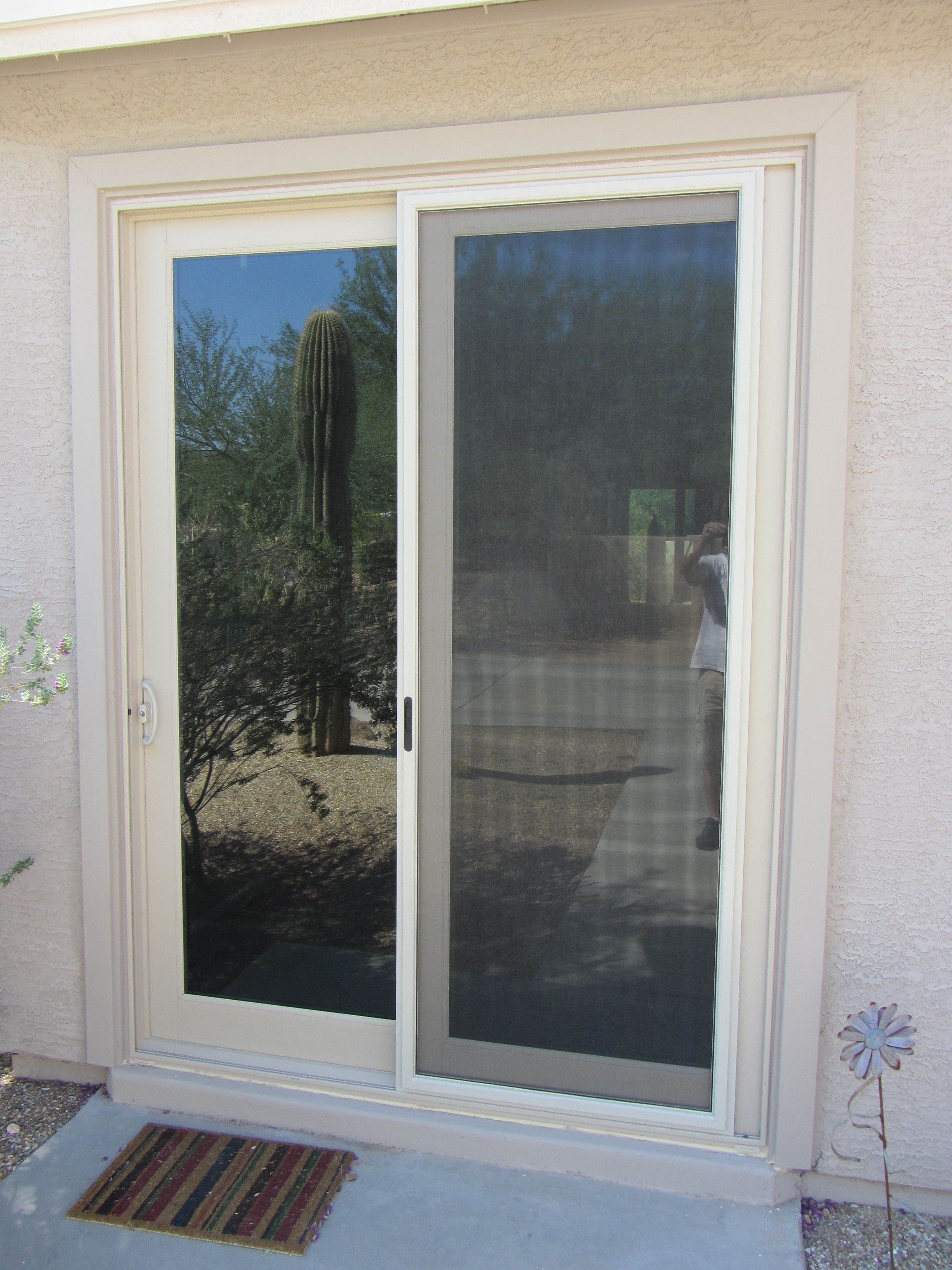 New Replacement Almond French Sliding Door