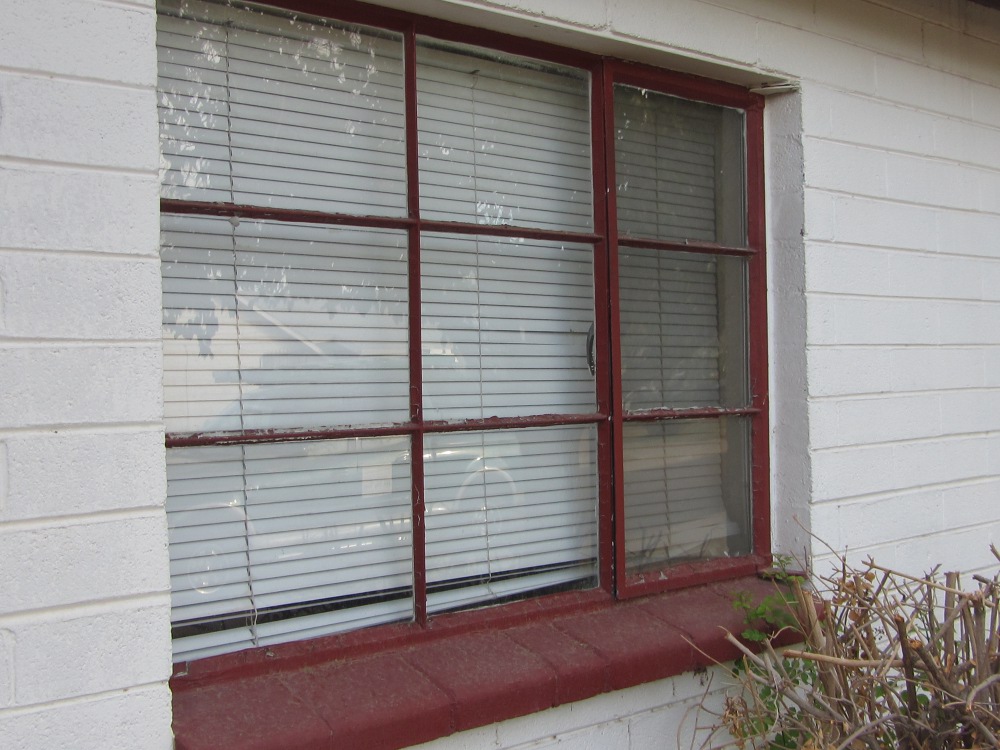 Before- Old Steel Casement Window