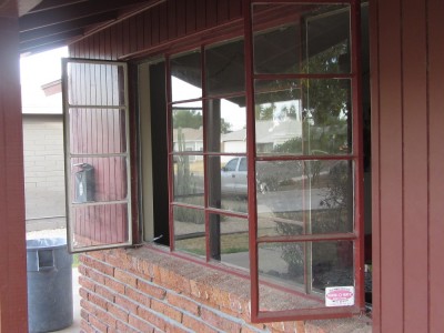 Before - Old Steel Casement Window