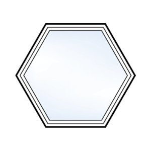 DaylightMax Geometric Window – Hexagon