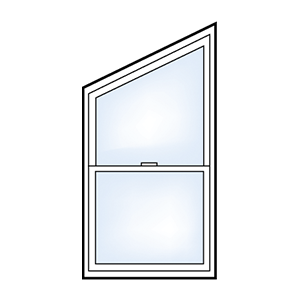 DaylightMax Trapezoid Top Single Hung Window